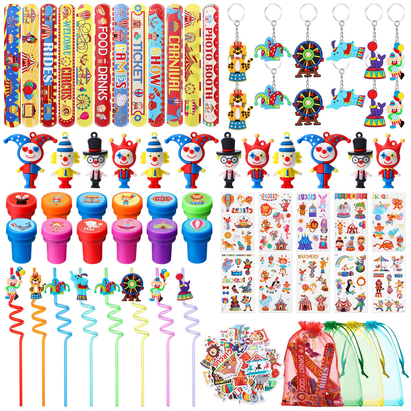 Amazon.com: Shappy 134 Pcs Circus Party Favors Set Circus Carnival Amazon.com: Shappy 134 Pcs Circus Party Favors Set Circus Carnival