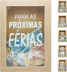 Quadro Cofre MDF, Cofre Desafio, Cofre para Guardar Dinheiro, Cofrinho de Dinheiro, Cofrinho Moedas. Transforme Suas Economias Em Uma Experiência Visual Motivadora Para Antigir Suas Metas!