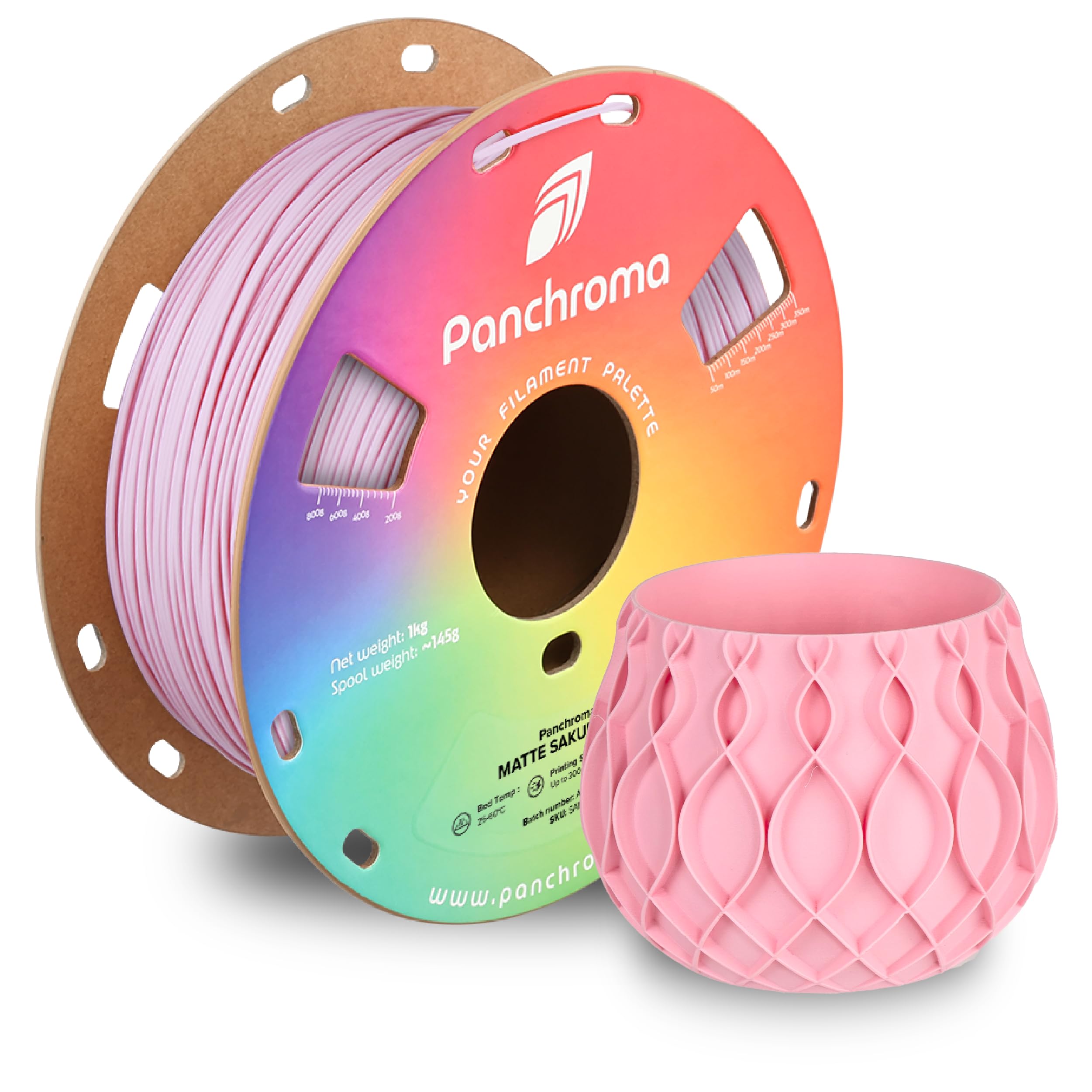 Amazon.com: Polymaker Panchroma Matte PLA Filament, Matte Sakura