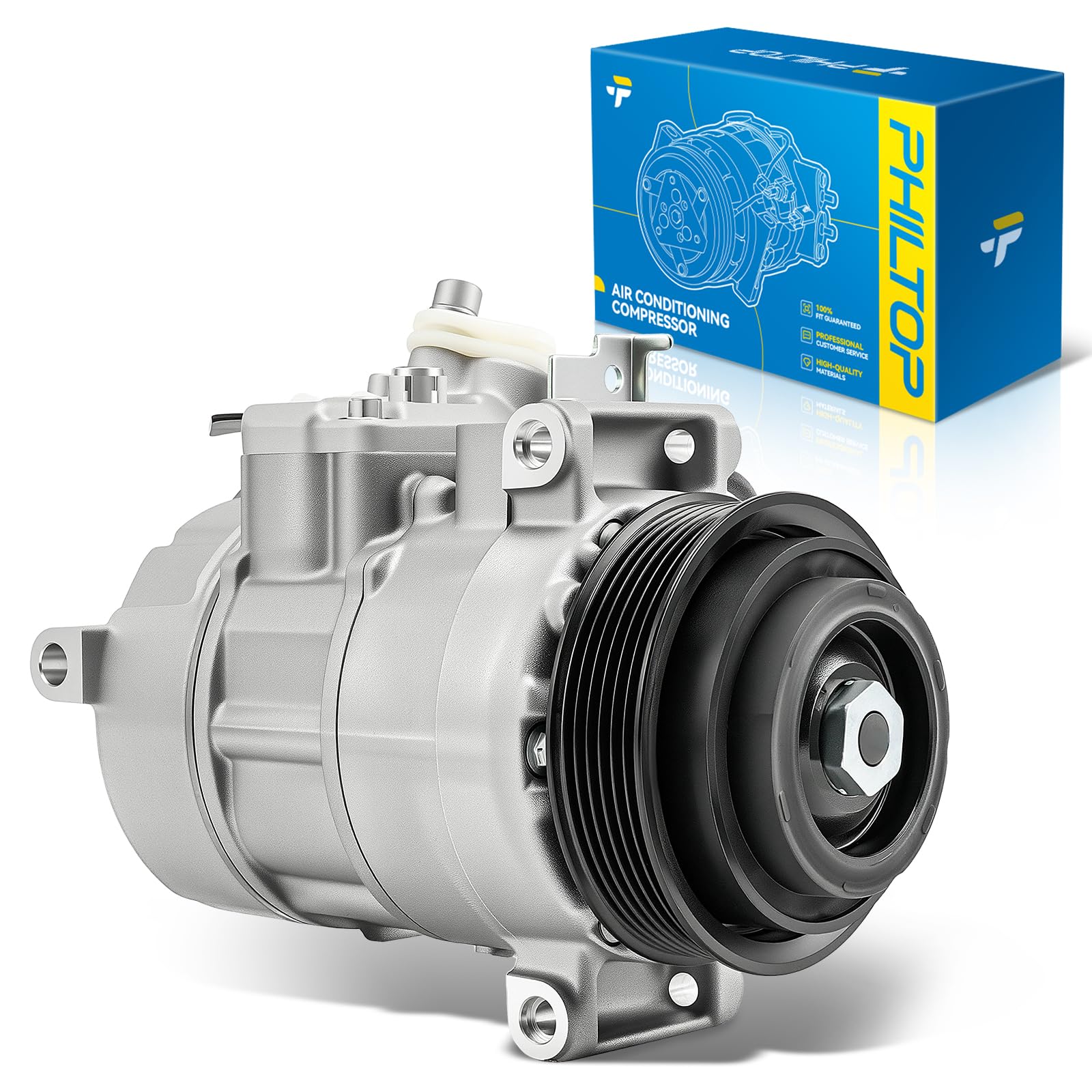 PHILTOP AC Compressor for 2013-2015 GLK350, 2013 C300/C350, 2012 E350 3.0L