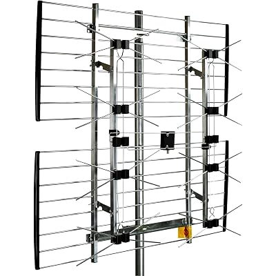 Channel Master EXTREMEtenna - Multi-Directional Outdoor HDTV Digital Antenna, 80+ Mile Range, 8-Bay Bowtie, 180° Wide-Angle Reception, Industry-Leading Reception Power, UHF/VHF Support for Free OTA TV