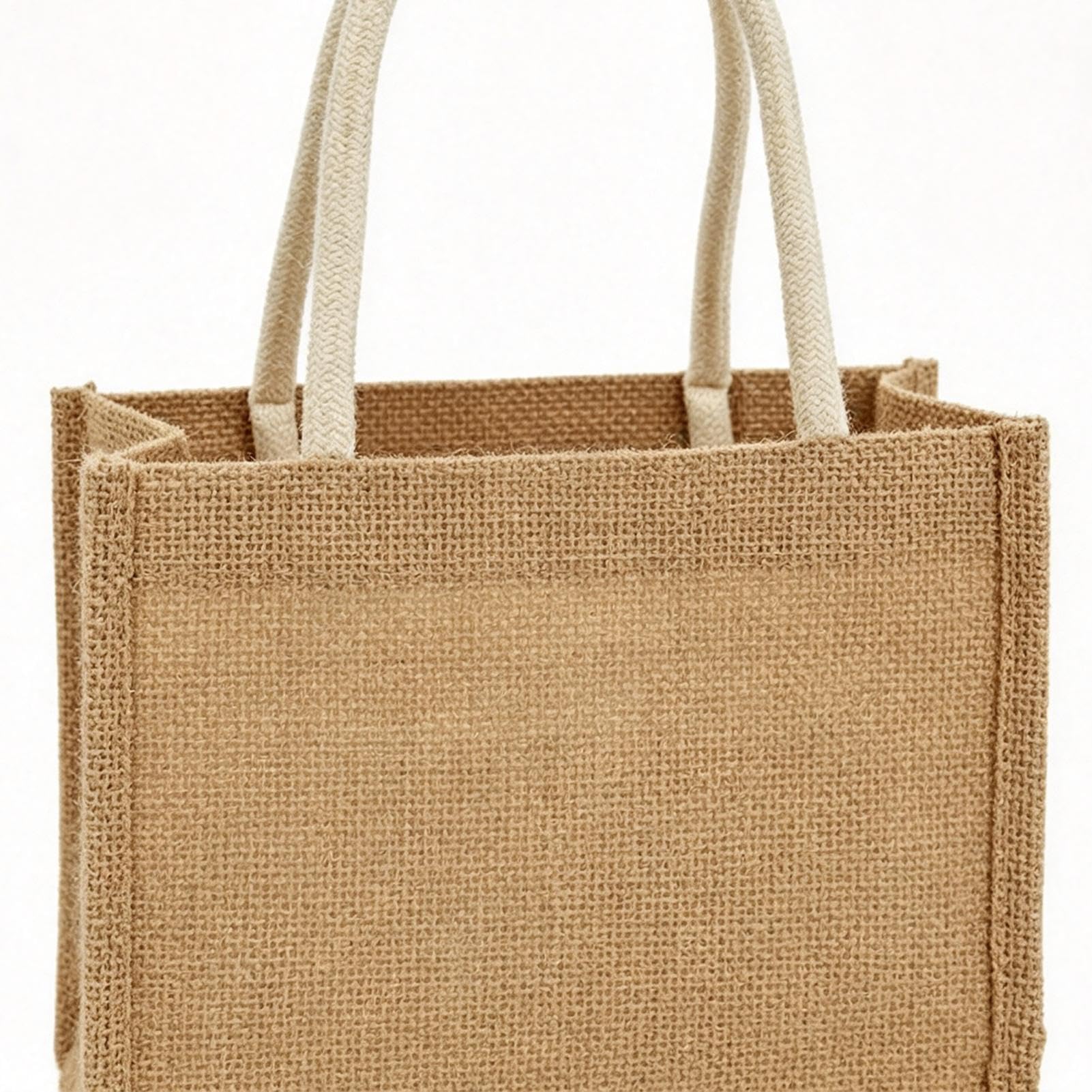 Bolsa De Yute Reutilizable 8 Piezas 23 x 11 x 16 cm Multifuncionales y de