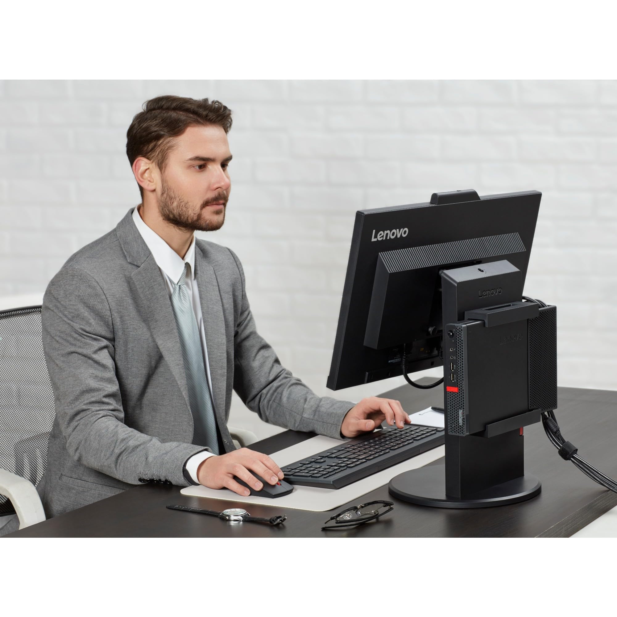 Amazon.co.jp: Lenovo - Monitor stand - for ThinkCentre M710q