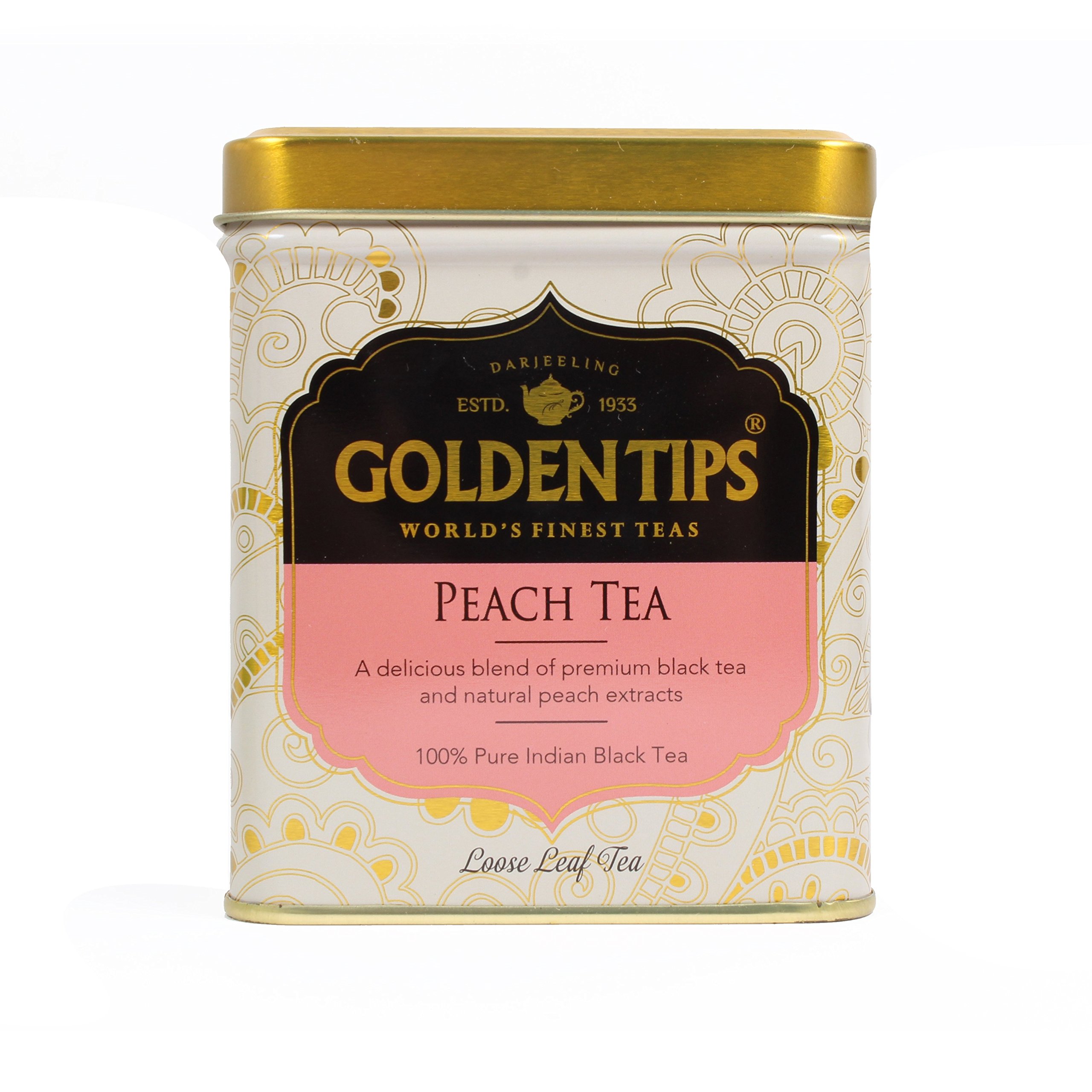 Peach Flavor Black Tea Loose-Leaf Healthy And Natural Tea (100 Gram, 50 Cups)