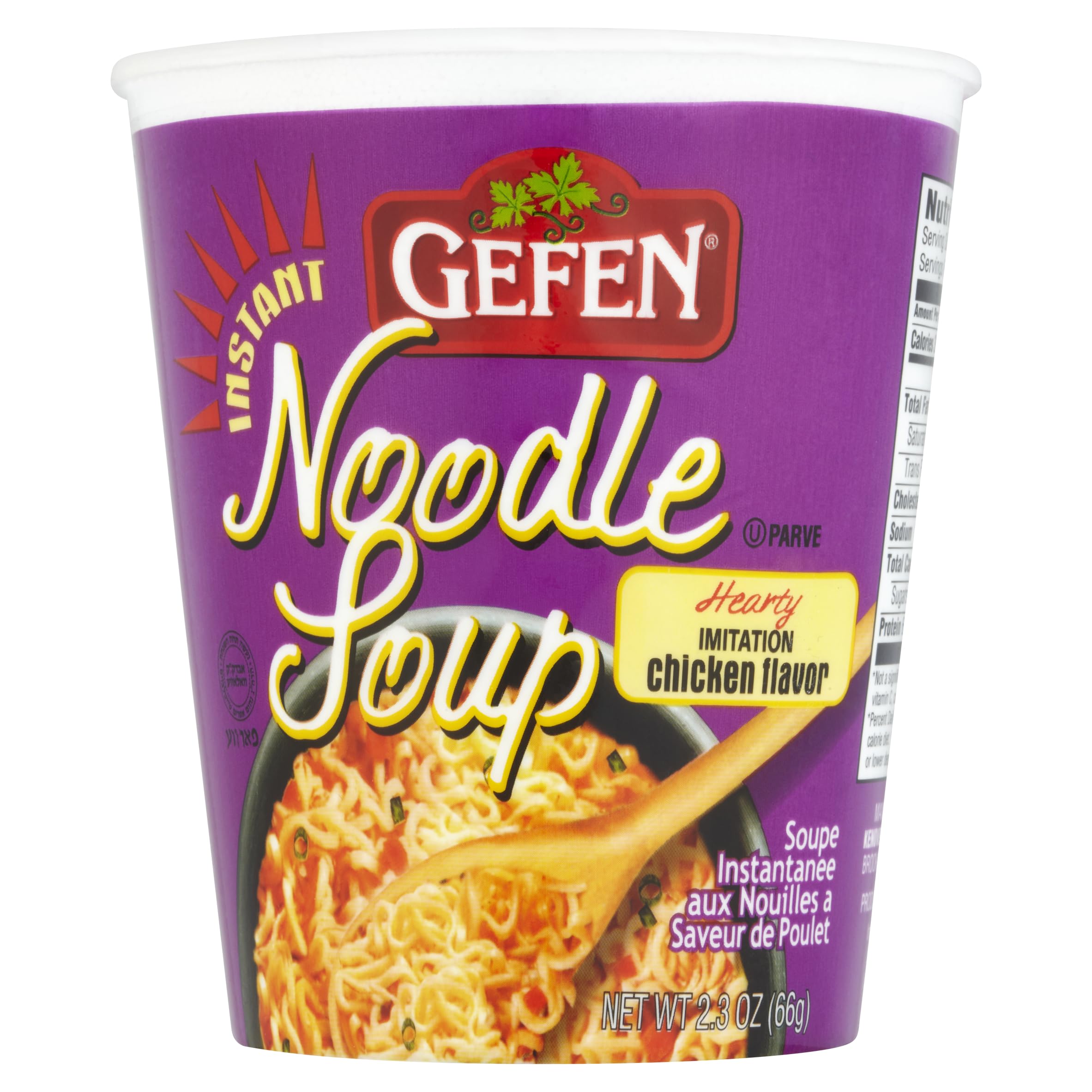 Gefen, Soup Cup Chicken Noodle (12x2.3Oz )