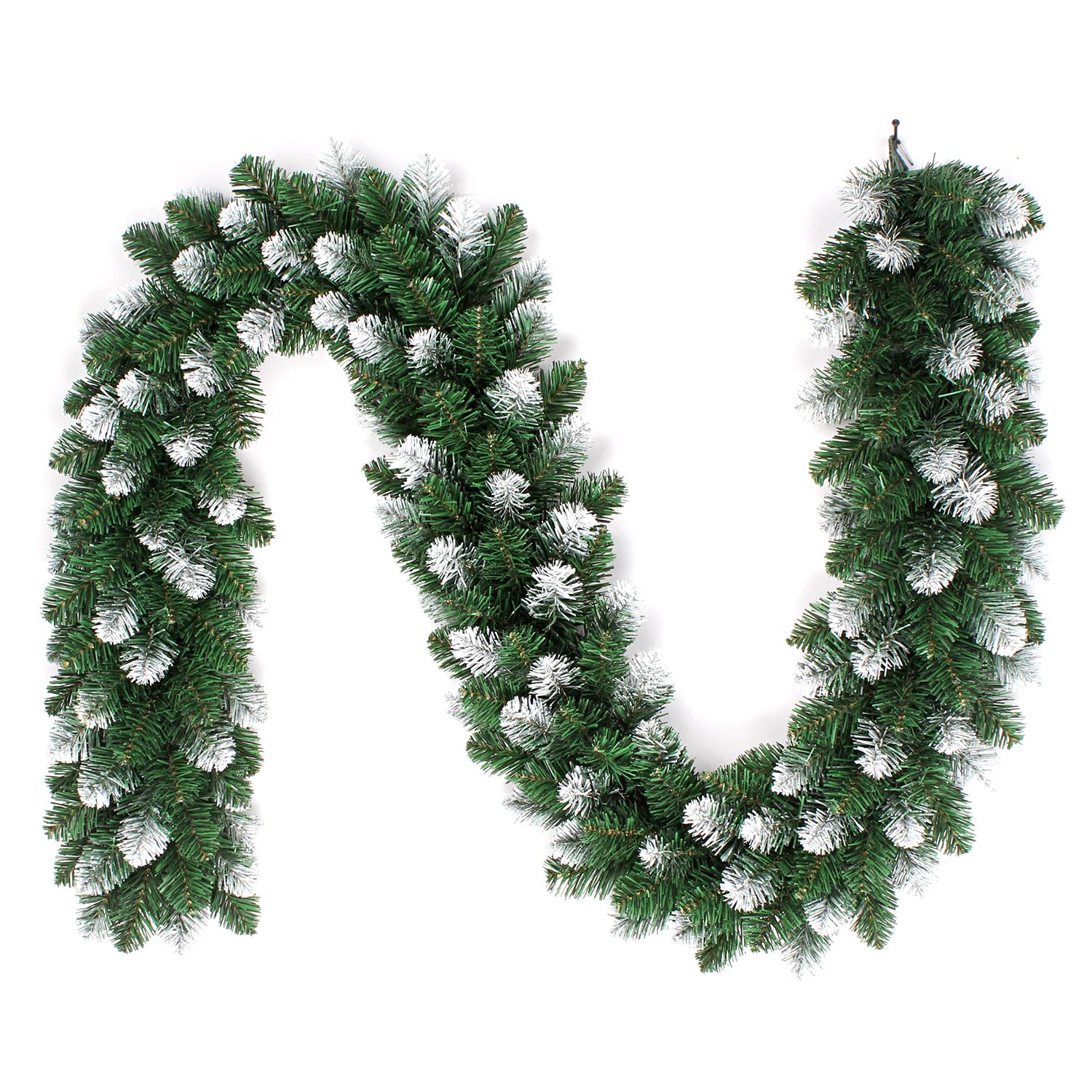 Guirlande de sapin artificiel de haute densité 20 cm x 2 m aspect naturel vert