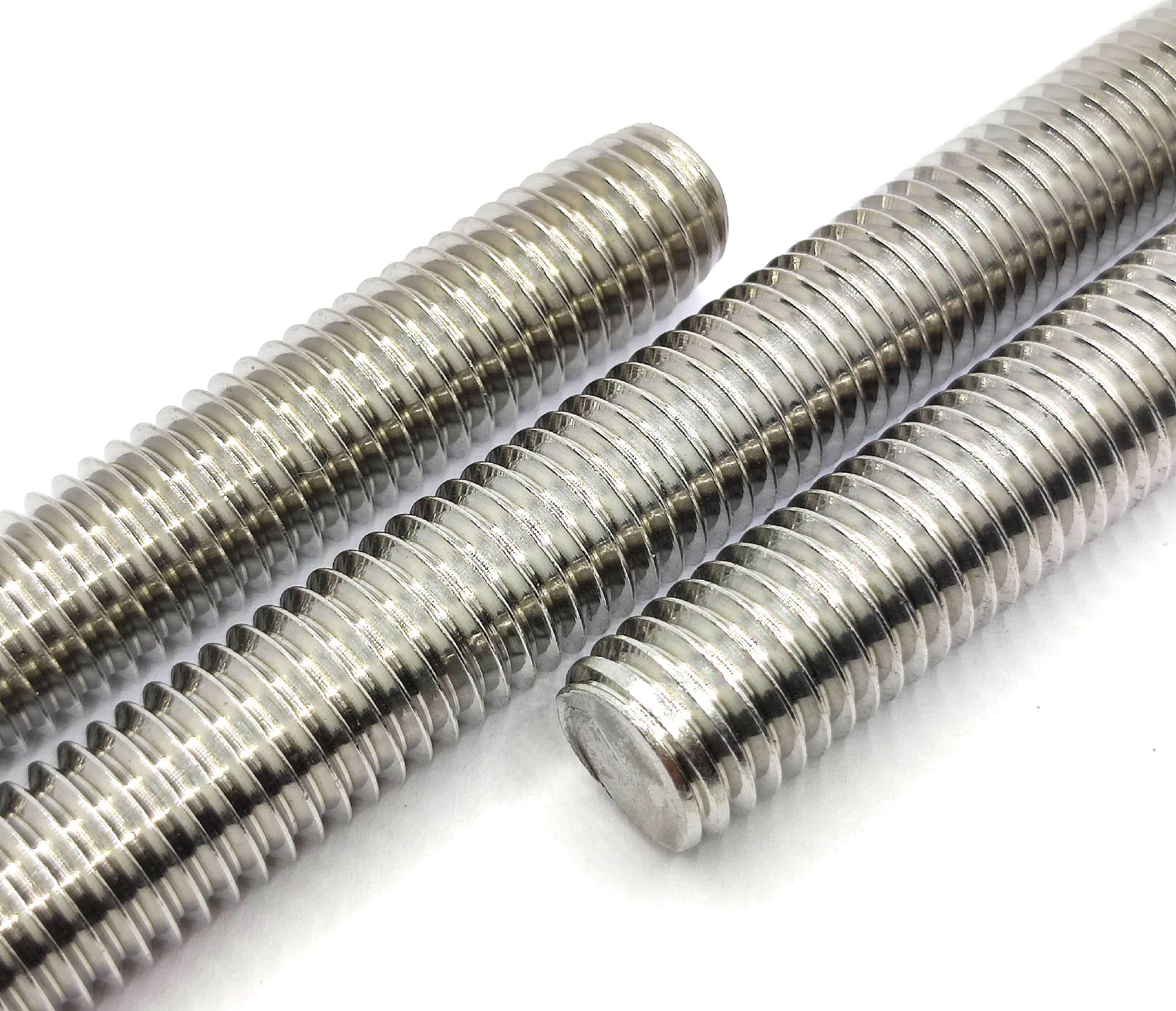Fully Threaded Rod M14x200mm 2mm Pitch 304 Stainless Steel Right Hand - View #3