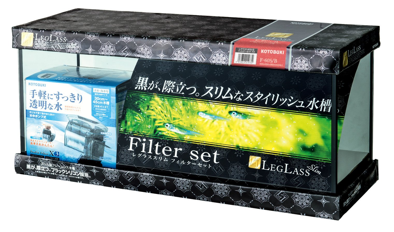 Amazon | 寿工芸 寿工芸 レグラスフラット F-600S/B フィルターセット