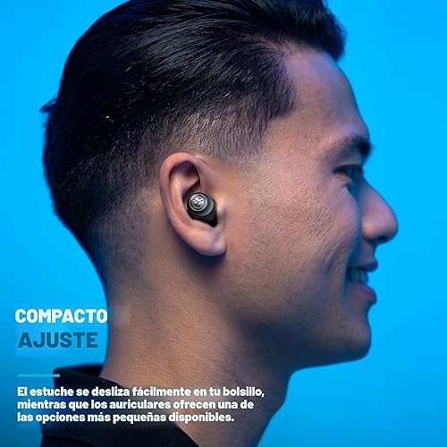 Miniatura 3 de JLab Go Air Pop+ Auriculares inalámbricos verdaderos, auriculares intraurales, auriculares Bluetooth, auriculares de reproducción de 35 horas,