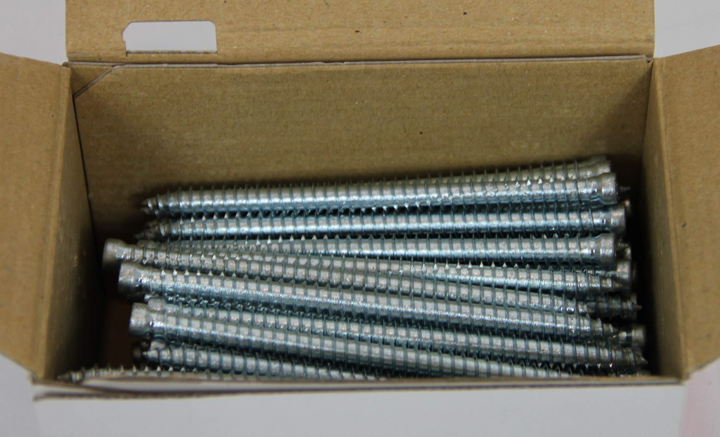 JeCo Fensterrahmenschrauben Fensterschrauben - 7,5 x 182mm - Mit Zylinderkopf - Eine Packung = 100 Stück