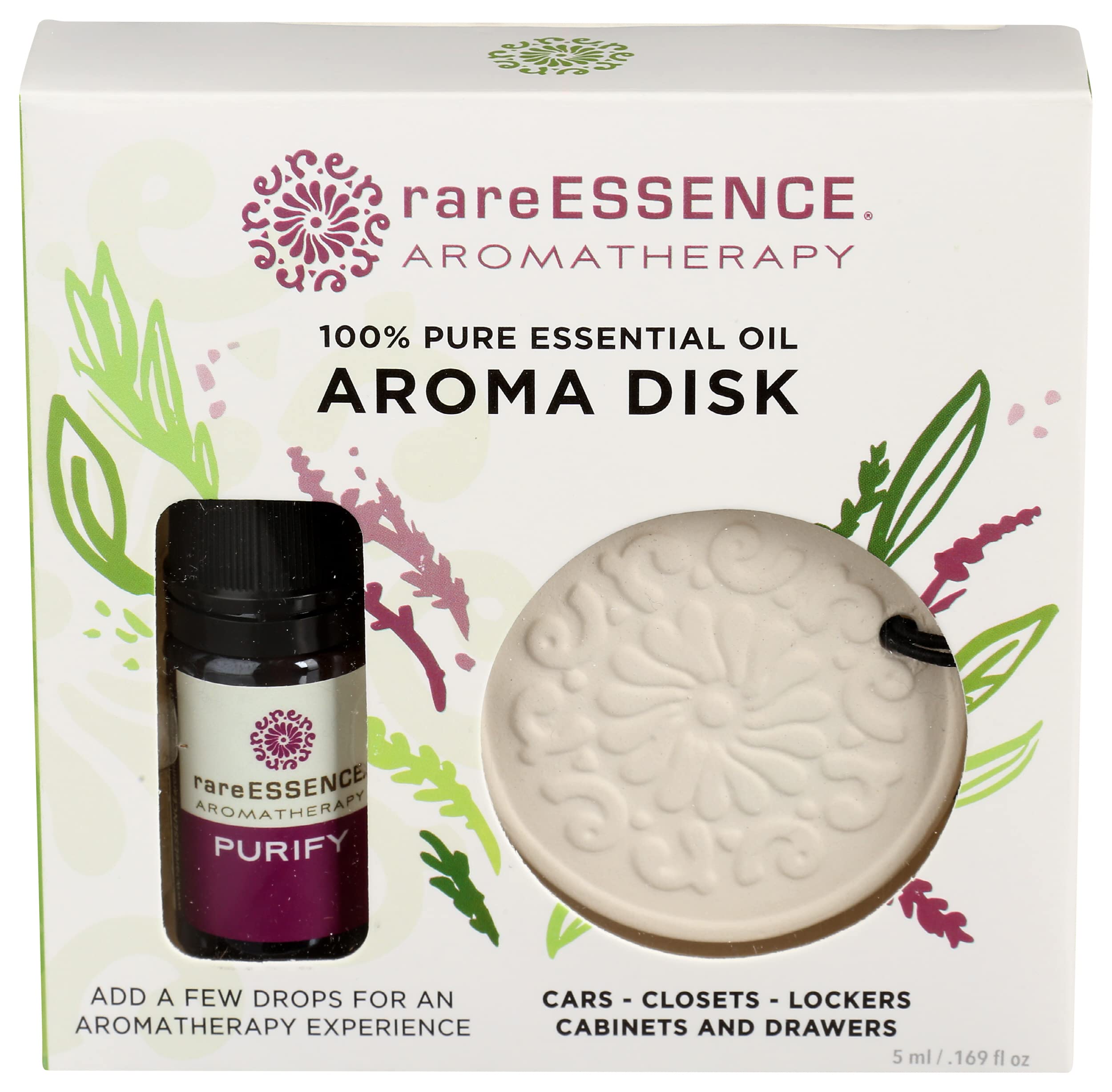 rareESSENCEPurify 100% Pure Essential Oil Aroma Disk, 1 EA