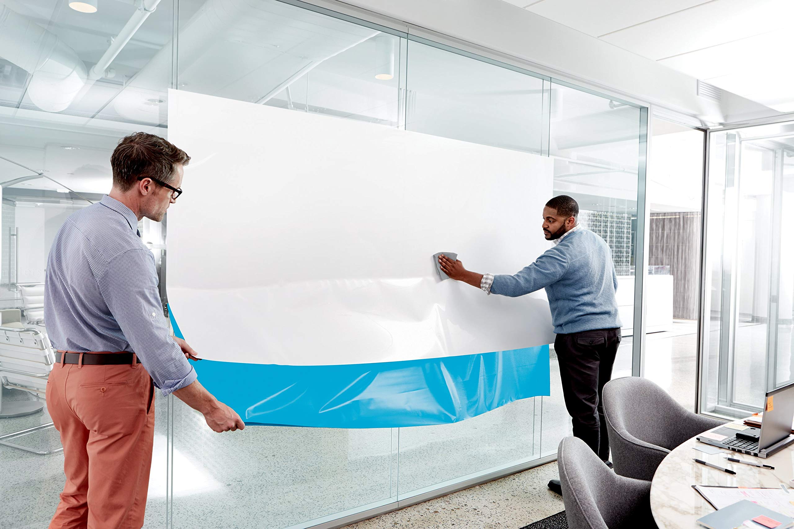 Postit Dry Erase Whiteboard Film Surface for Walls, Doors, Tables