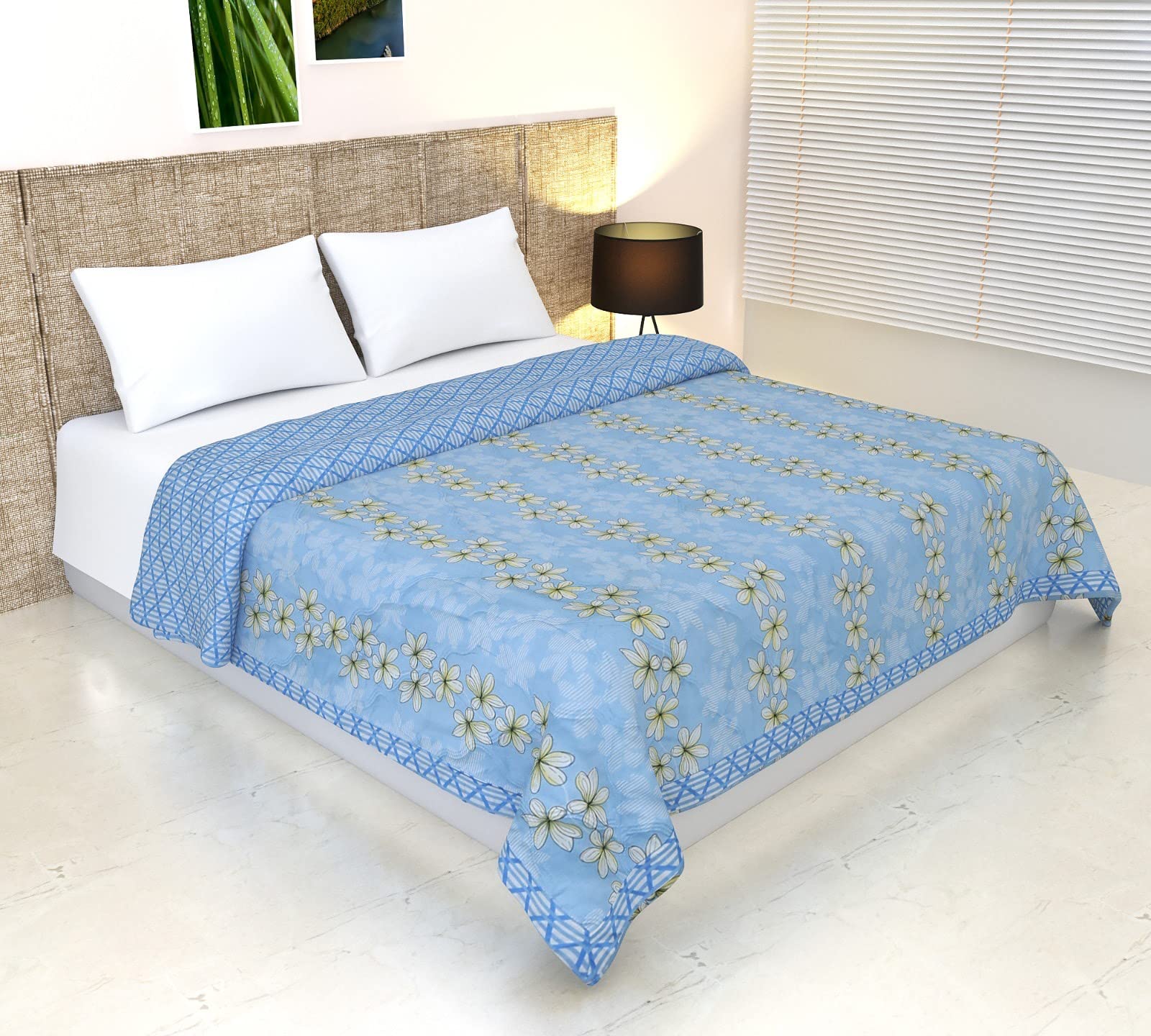 Homerz Premium Comforter Single Bed, 220 GSM, Quilt/AC Blanket/Dohar Single Bed Reversible Microfibre with NExtGen Knitting, Pack of 1, 1 Year Brand Guarantee-image-18