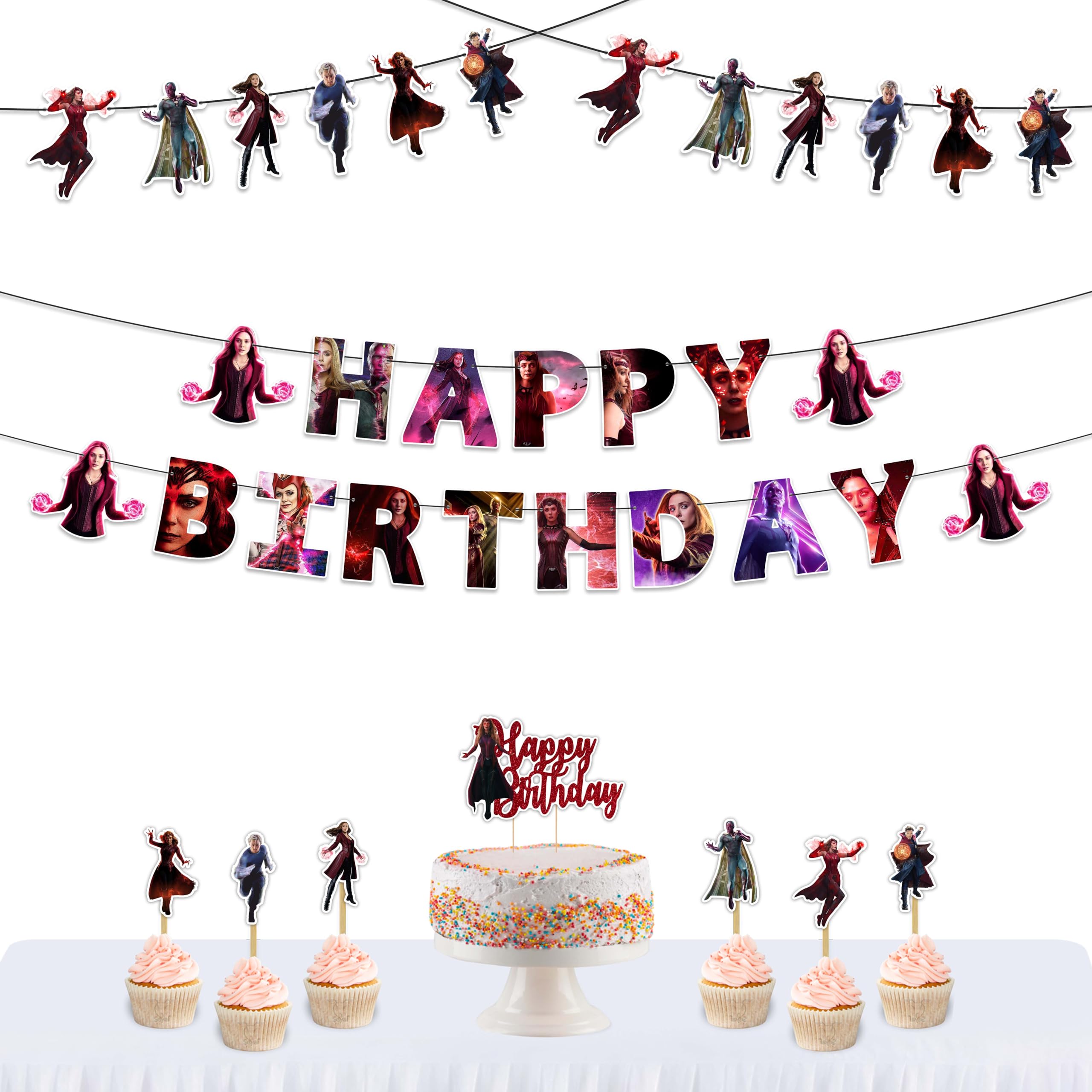 Wnda Maxmof Theme Birthday Party Supplies - Birthday Decorations.