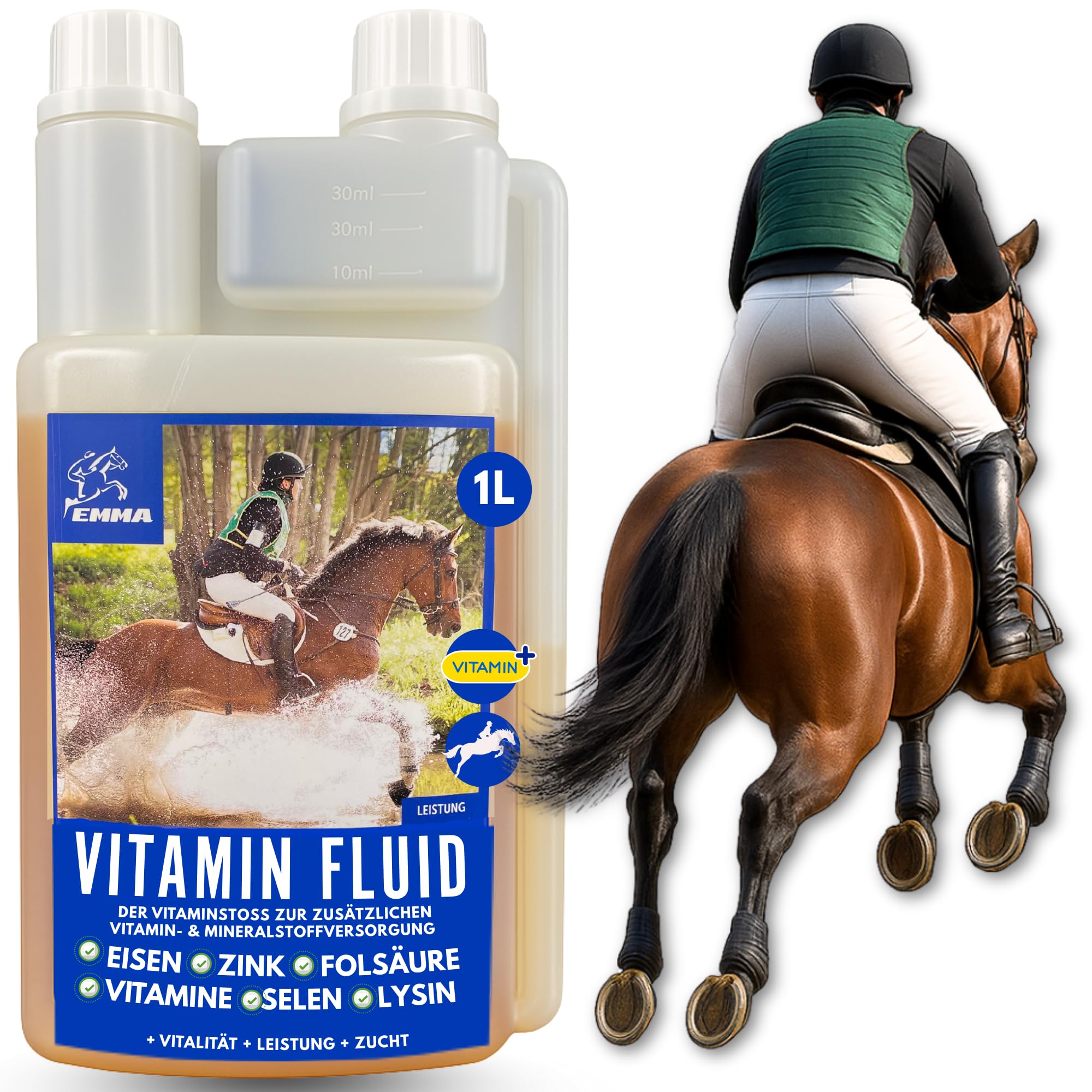 Vitaminas para caballos I pienso mineral lquido I vitaminas B I vitamina E  caballo I complejo vitamnico b12 selenio zinc caballo I vitamina b1 b6 ...