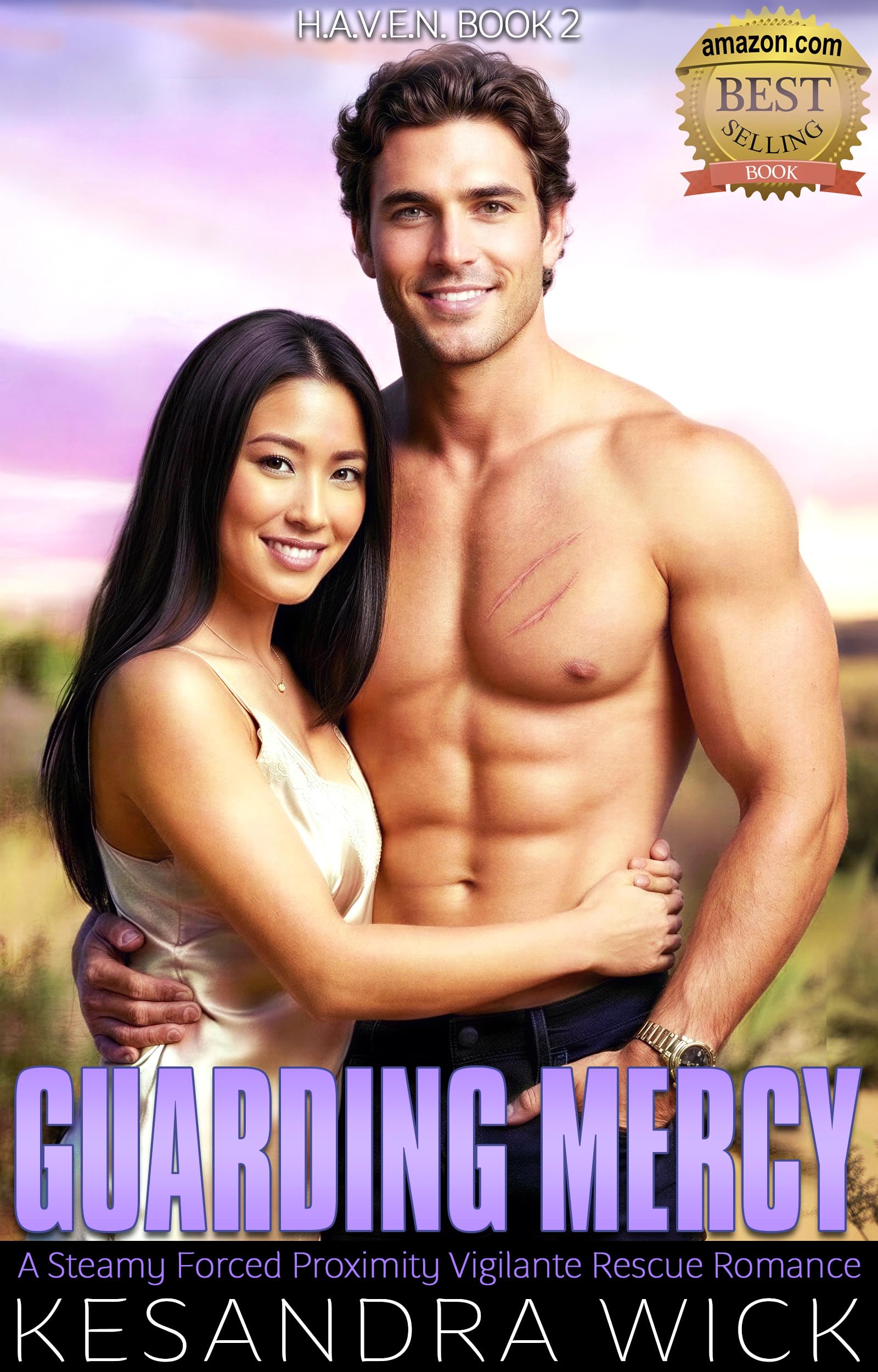 Guarding Mercy: A Steamy Forced Proximity Vigilante Rescue Romance (H.A.V.E.N. Hidden Ally Vigilante Extraction Network Book 2)
