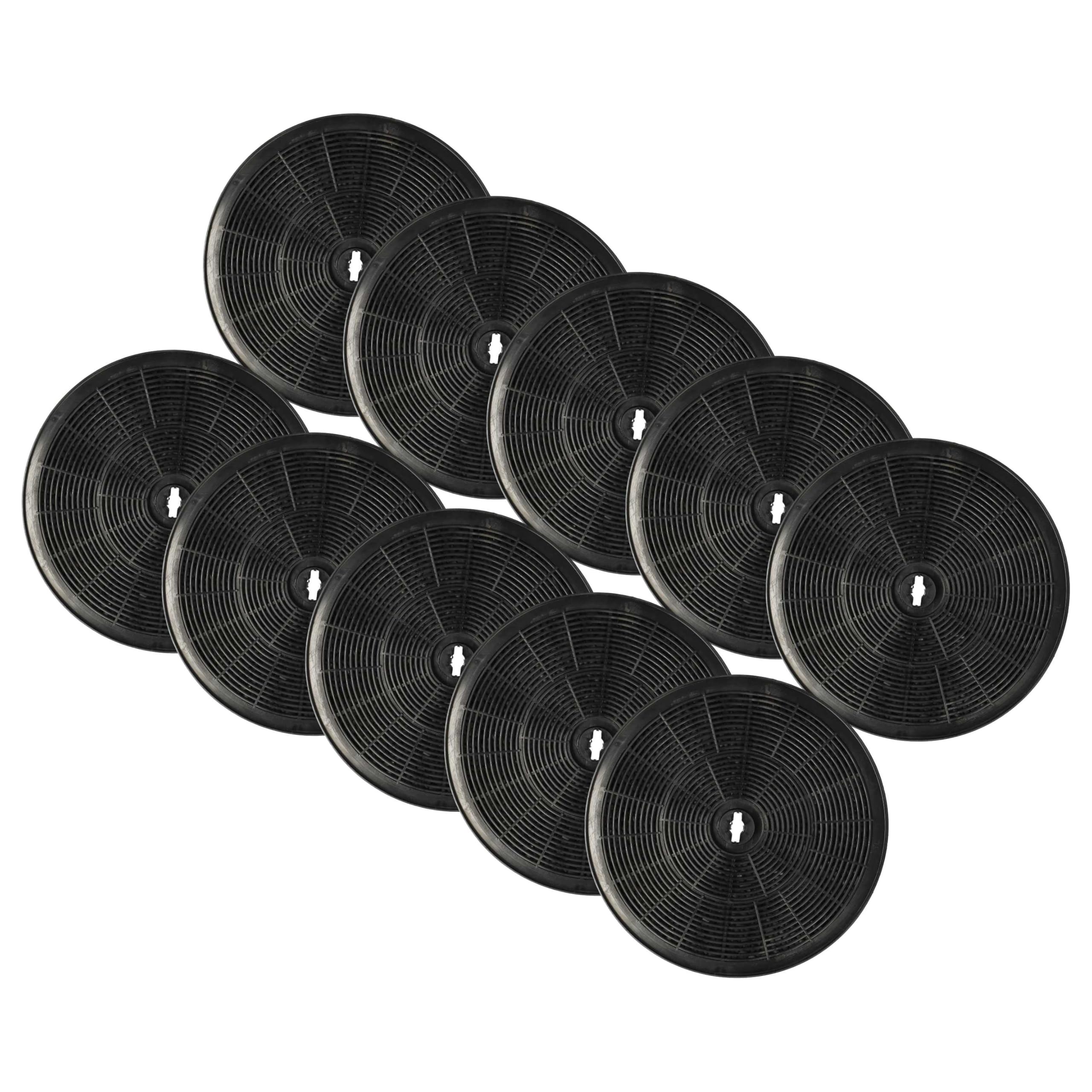 vhbw 10x filtro de carbón activado reemplaza Gorenje Mod.D230