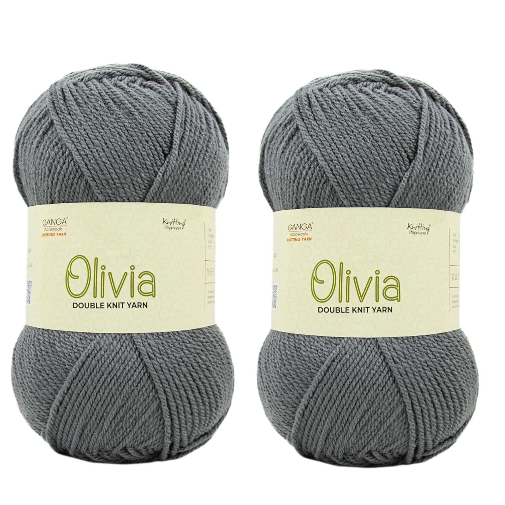 Ganga Acrowools Olivia Yarn - Maroon (2 Balls) -19 Ganga Acrowools Olivia Yarn - Maroon (2 Balls) -19
