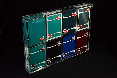 Miniatura 3 de Carat X4x2 - Estuche de cartas para 8 barajas de cartas, sello magnético acrílico transparente fuerte