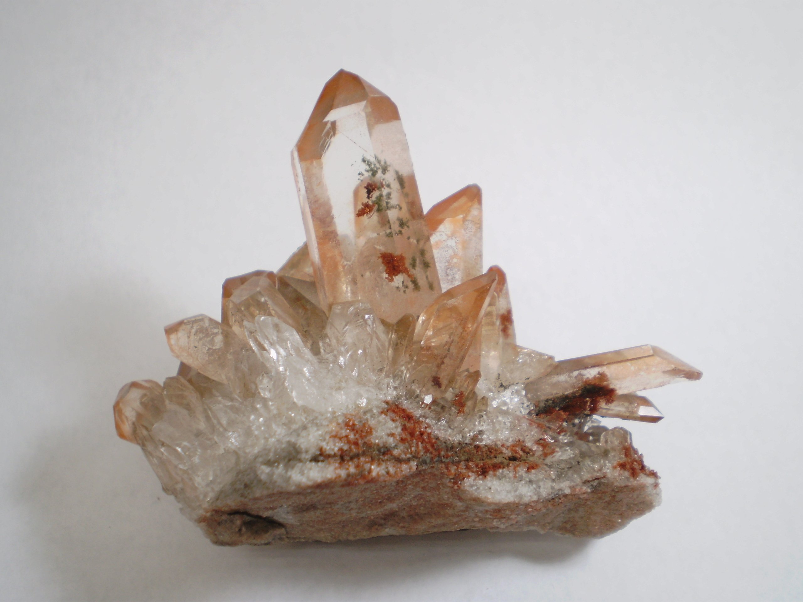 Amazon.co.jp: タンジェリンクォーツ クラスター【原石】（55