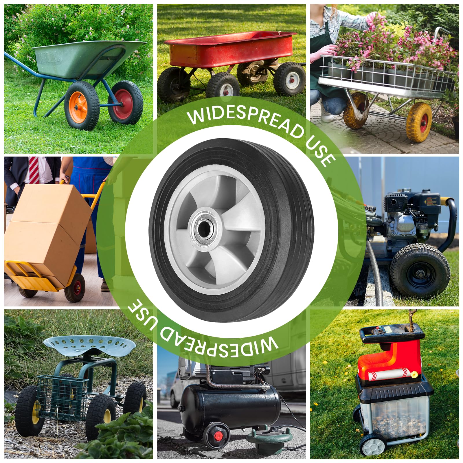 Run-Flat Wheels for Hand Trucks & Dollies - Heavy Duty -6