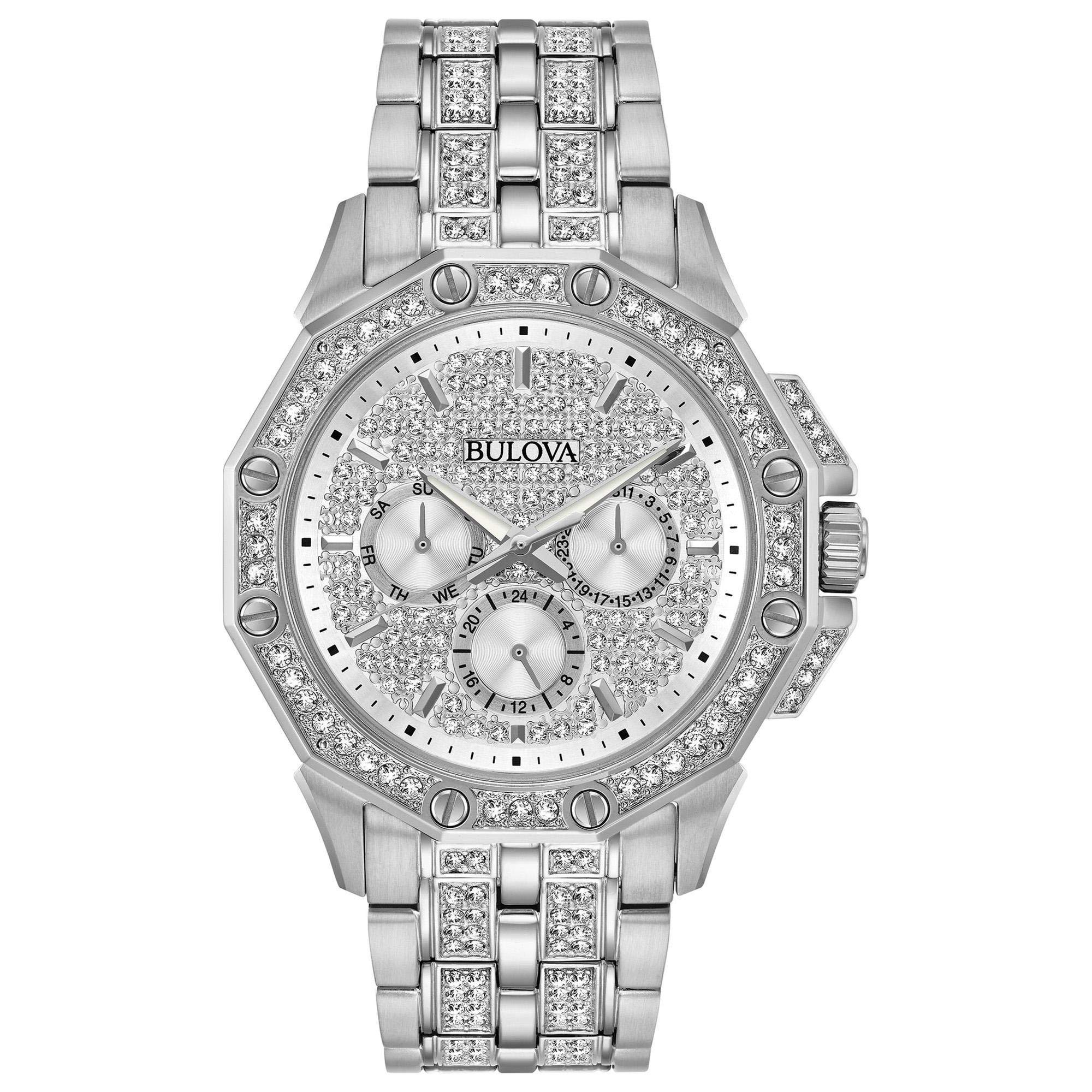 Bulova Men's Crystal Octava Chronograph Quartz Watch