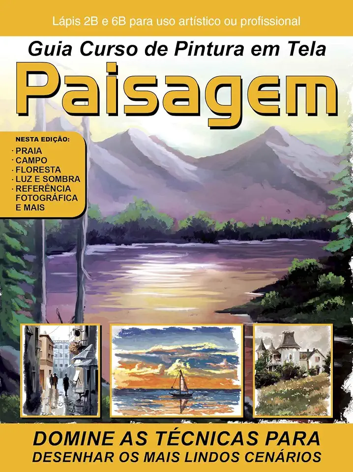 Guia Curso de Pintura em Tela Paisagem