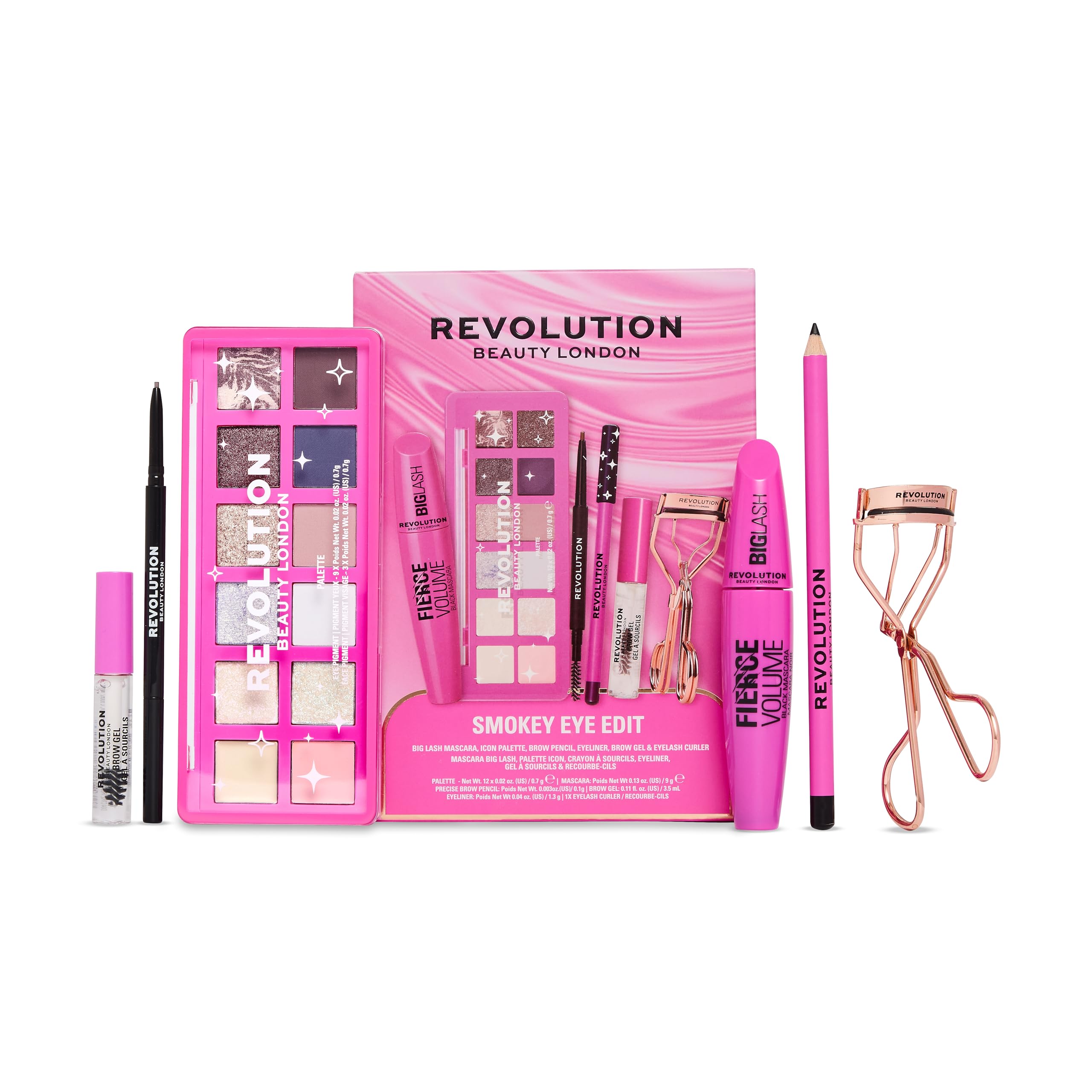 Revolution The Smokey Eye Edit, 6-Piece Eye Makeup Set