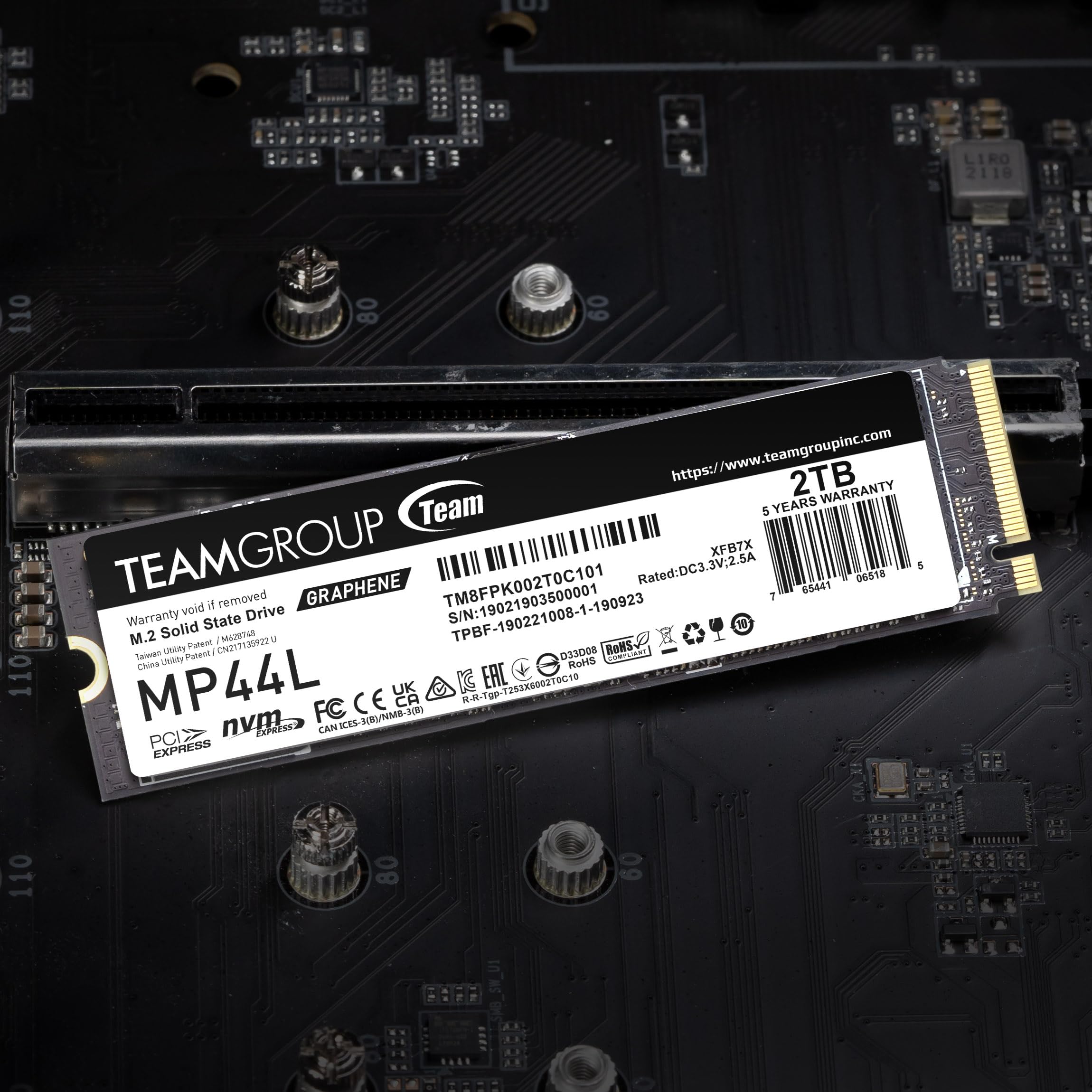Amazon.com: TEAMGROUP MP44L 500GB SLC Cache NVMe 1.4 PCIe Gen 4x4