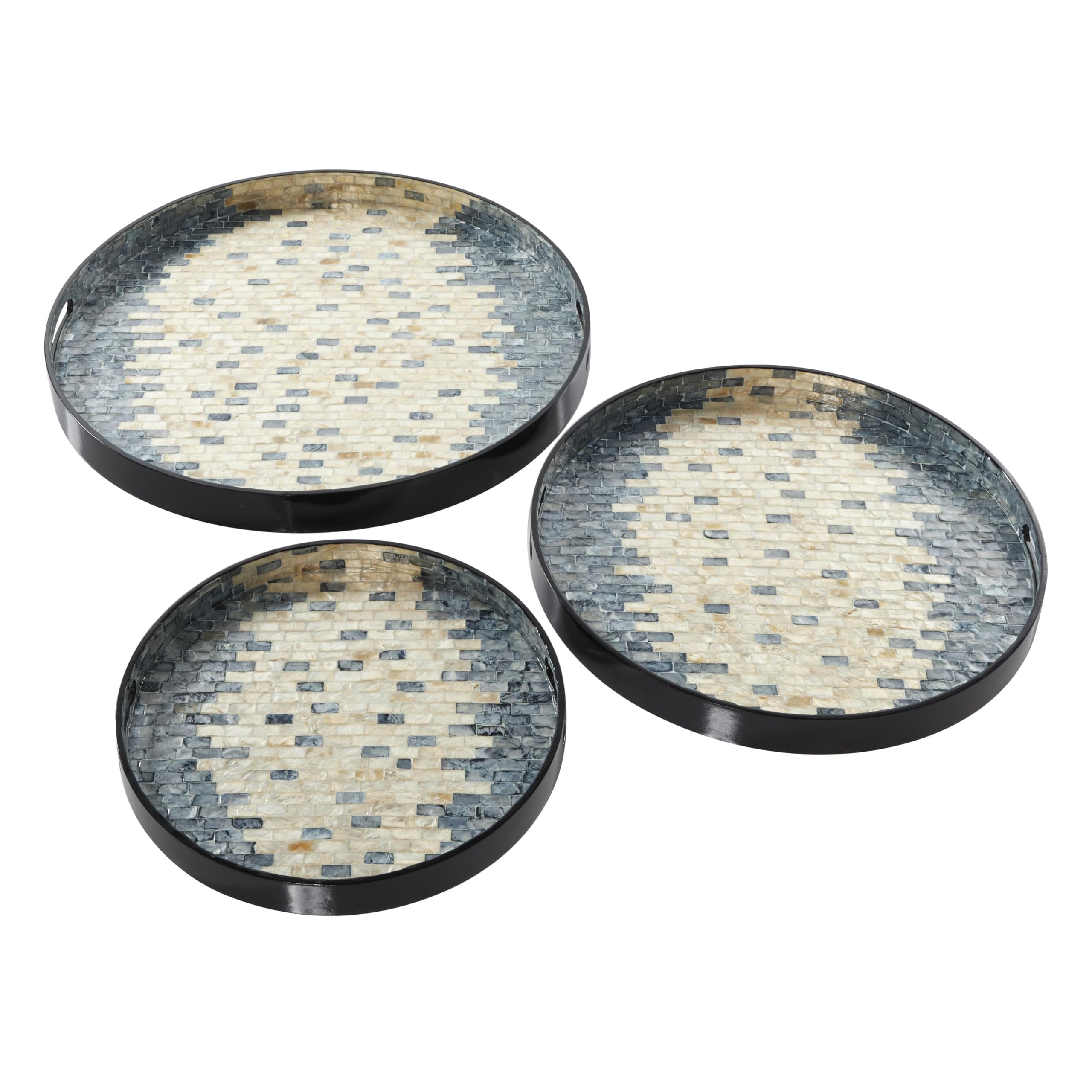 Amazon.com: Deco 79 Mother of Pearl Shell Handmade Tray with