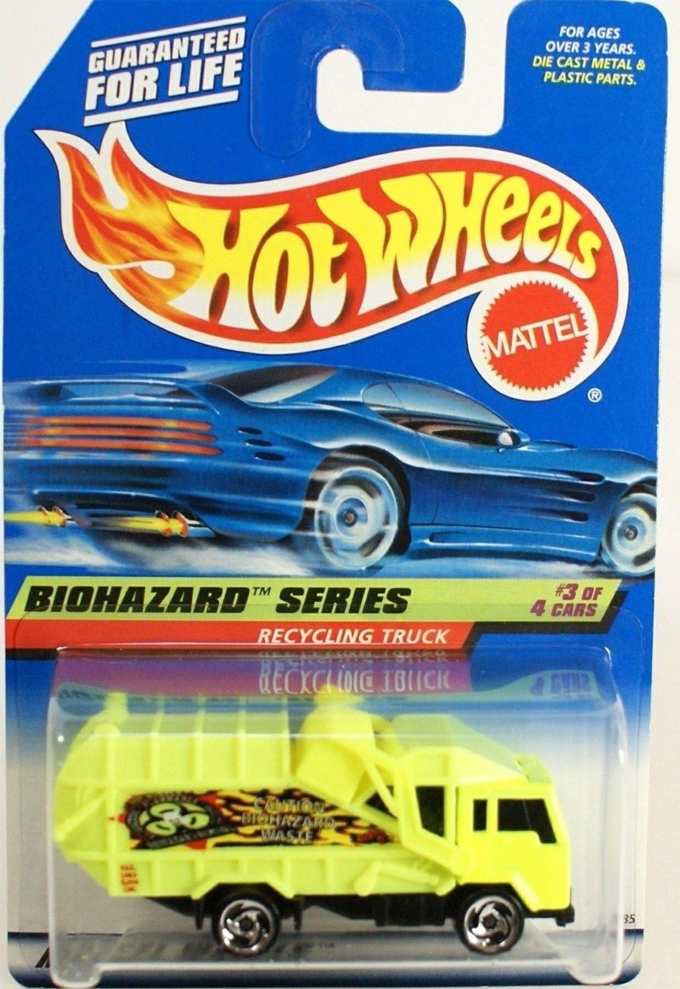 Amazon.com: RECYCLING TRUCK Hot Wheels Biohazard Series Recycling
