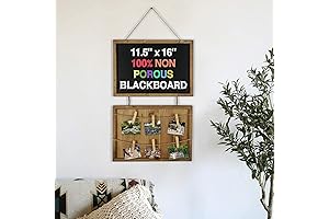 Oakrain Vintage Chalkboard, Wall Hanging Chalkboard Signs with Wooden Frame