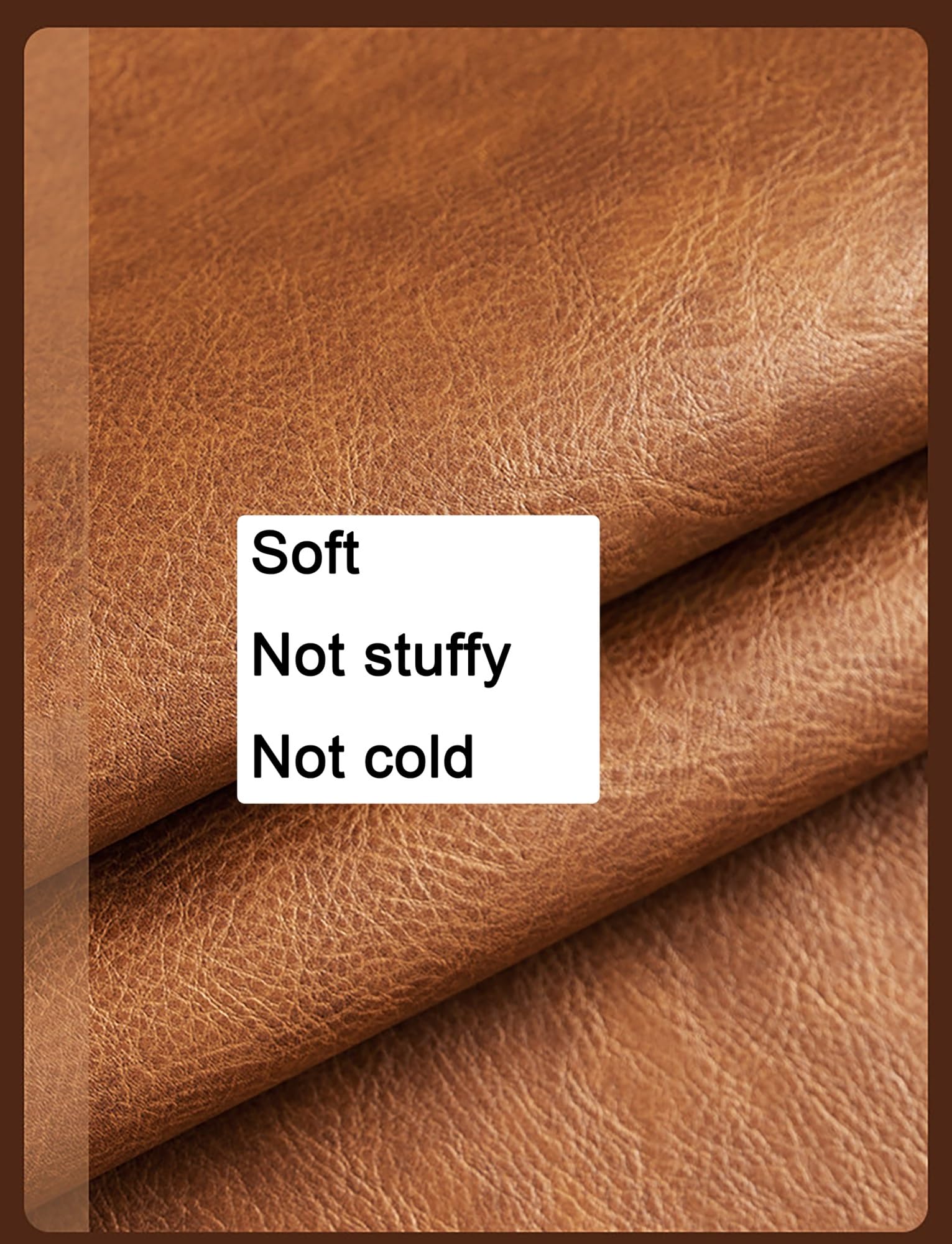 Tischläufer aus Leder, wasserdicht und ölbeständig, geeignet for Esstische, Couchtische, Schminktische und Heimdekoration(Dark Brown,30x120cm/11.8x47.2in)