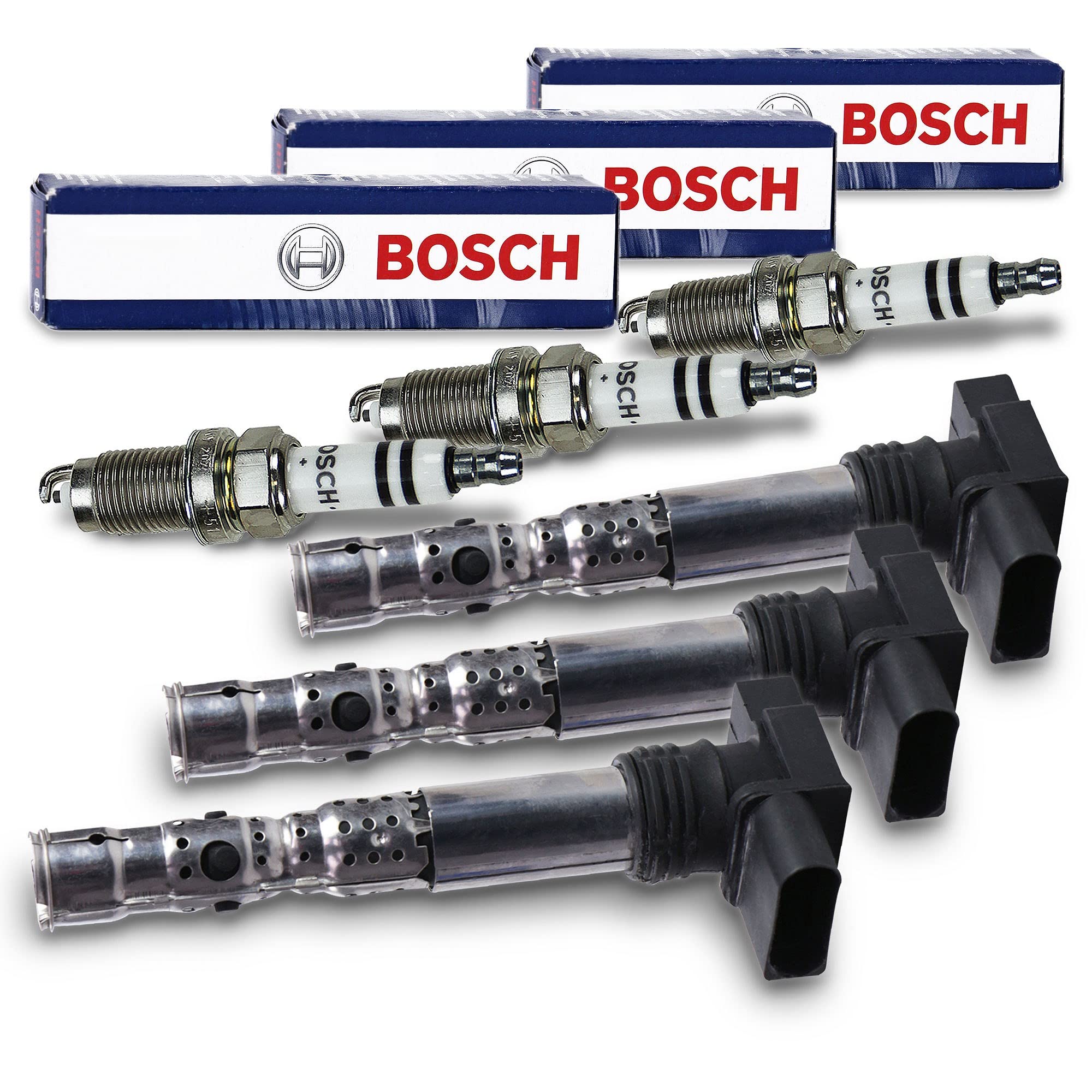 3x Bobina de encendido módulo de encendido de 4 polos + 3x bujías