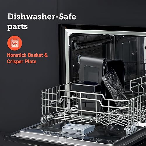 Miniatura 7 de COSORI Freidora de aire transparente para ventana, freidora de aire compacta grande de 6.5 cuartos de galón, 12 funciones personalizadas guardables