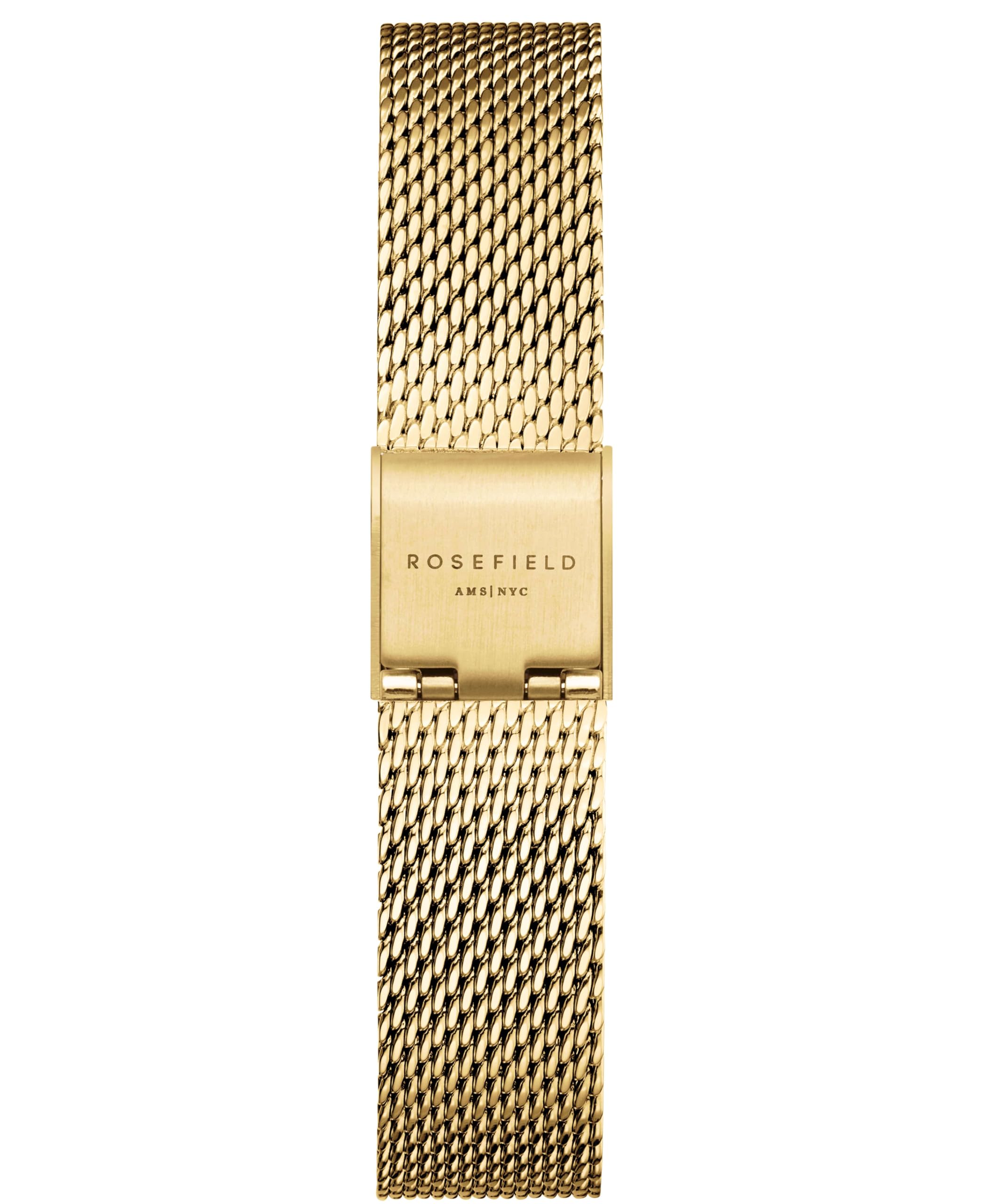 Rosefield Octagon XS Zegarek Damski Tarcza White Sunray Bransoleta Mesh 19.5x24mm