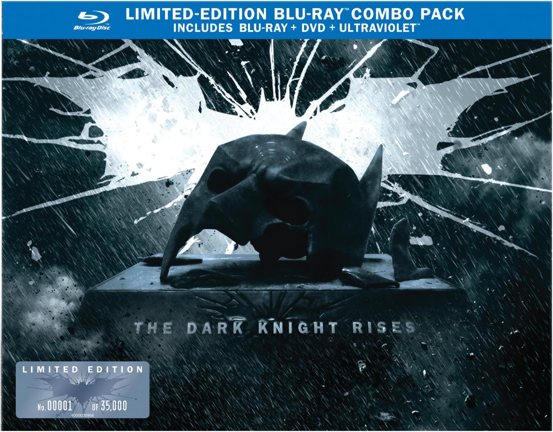 The Dark Knight Rises: Limited Edition Bat Cowl (Blu-ray/DVD Combo+UltraViolet Digital Copy)