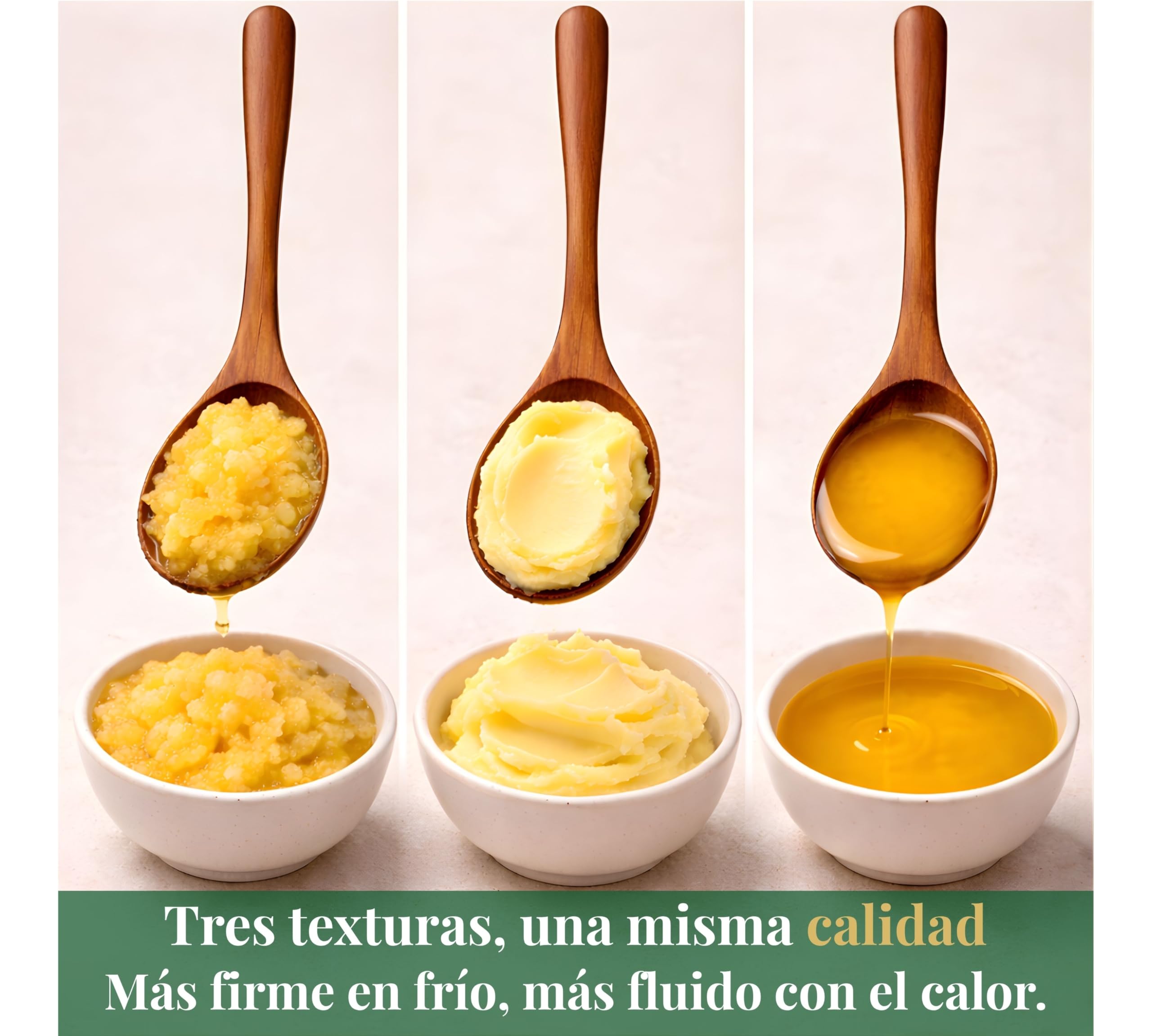 Mantequilla Clarificada Premium 100% Natural - Pure Ghee - Keto Friendly, Alto Punto de Humo, Sin Gluten - Ideal para Cocina Saludable - Laborawi (1 Kg)