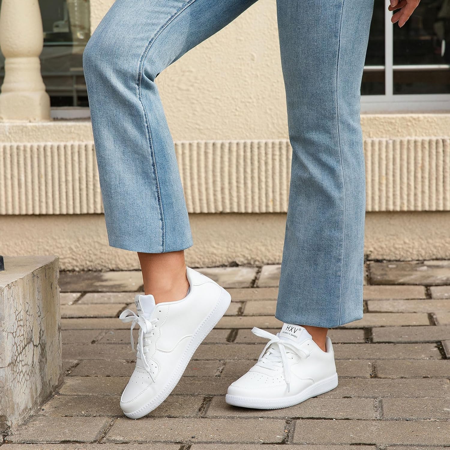 Sneakers for Women Fashion Casual Lace-Up Shoes Women's Classic Tennis Sneakers Ladies Flats - Image 5