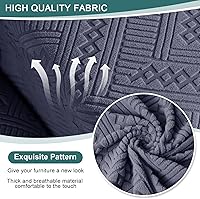 Vista 3 de Ruaozz Funda para silla reclinable sin brazos para sofá reclinable seccional en forma de L, funda elástica para asiento reclinable, funda de asiento