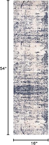 Miniatura 206 de SAFAVIEH Adirondack Collection Tapete de área XL, 12 x 15 pies, color crema y dorado, diseño abstracto moderno, no desprende pelusa y de fácil