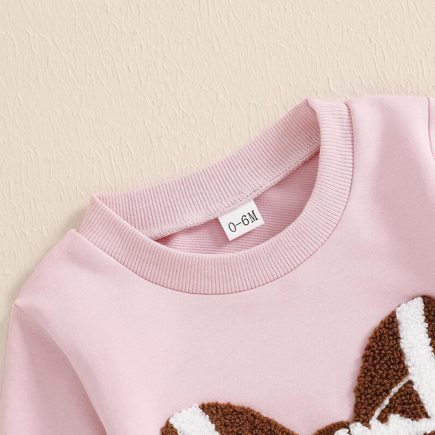 Karuedoo Toddler Baby Girl Football Outfit Football Bow Embroidery Crewneck Pullover Sweatshirt Long Sleeve Shirts Fall Tops - Image 5