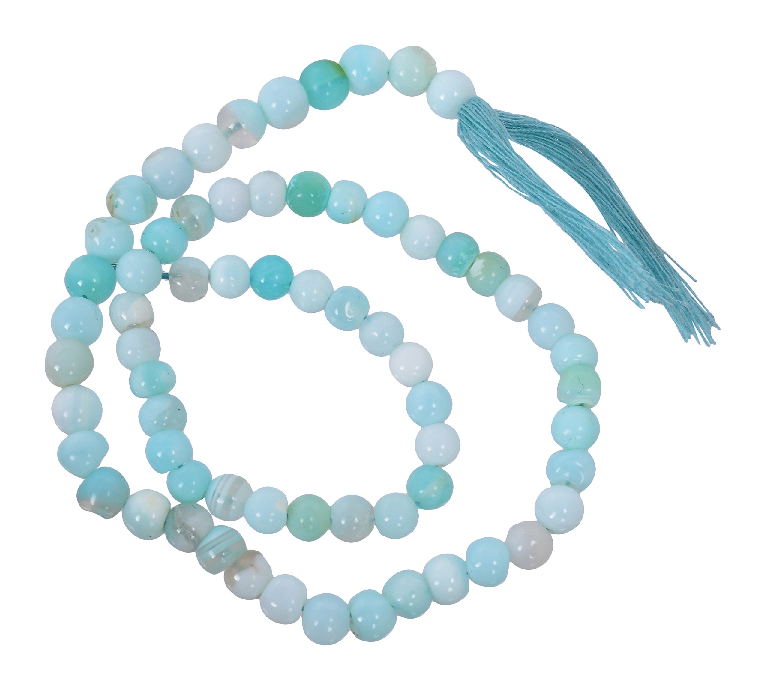 Blue Crystal Beads for Women - Pack of 50 (BD30)-image-6