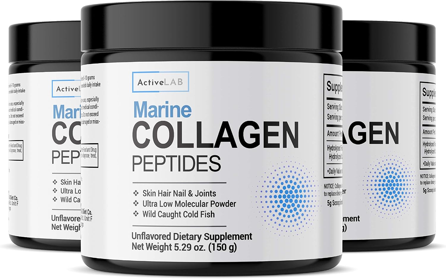 Boto ActiveLab Collagen Premium Anti-Aging Marine Hydrolyzed Collagen Powder | Wild-Caught | Type 1 & 3 Collagen Protein Supplement | Amino Acids for Skin, Hair, Nails | Paleo Friendly, Non-GMO