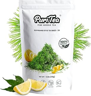 Pine Needle Tea | White Pine Needle Tea Organic | Pine Leaves | Pine Needles, Pine Tea | Pine Needle Extract | White Pine Blister Rust | Pine Needle Extract Organic Includes 50 Tea Bags