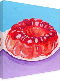 Trademark Fine Art Outdoor Canvas Art - Key and Sea 'Strawberry Jello' Wall Art for Outdoor Spaces, Patios, or Gardens