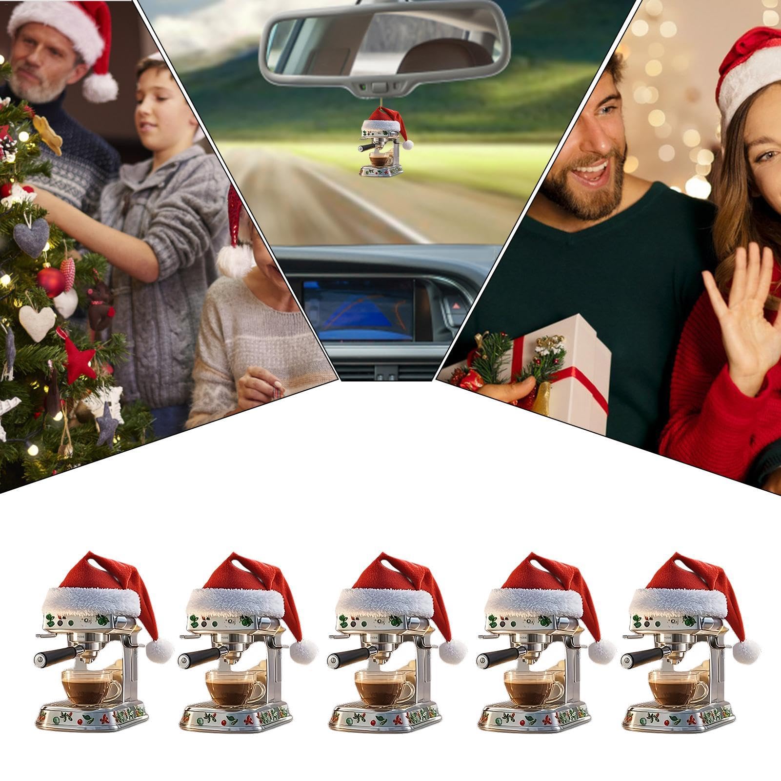 クリスマスオーナメント　ハウスオブジェ　コーヒーショップ Amazon.co.jp: マシンオーナメント、5X アクリルクリスマスツリー