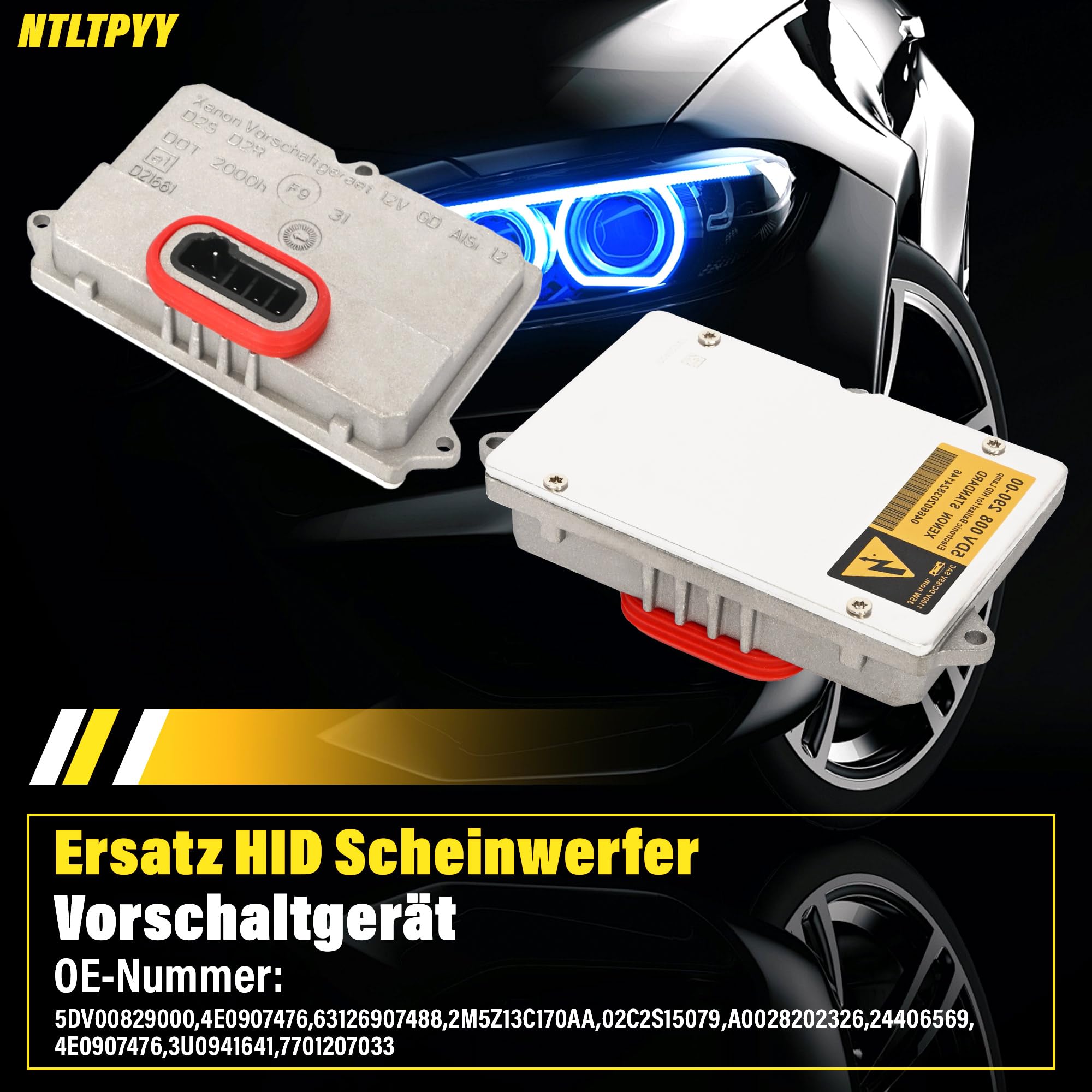 Xenon Scheinwerfer Vorschaltgerät Steuergerät für Audi A6 S6 A8, HID Vorschaltgerät 5DV00829000 4E0907476 für BMW E53 E60 E65-E68 E85 E86 W211 W219 W164 X164 W251 R171