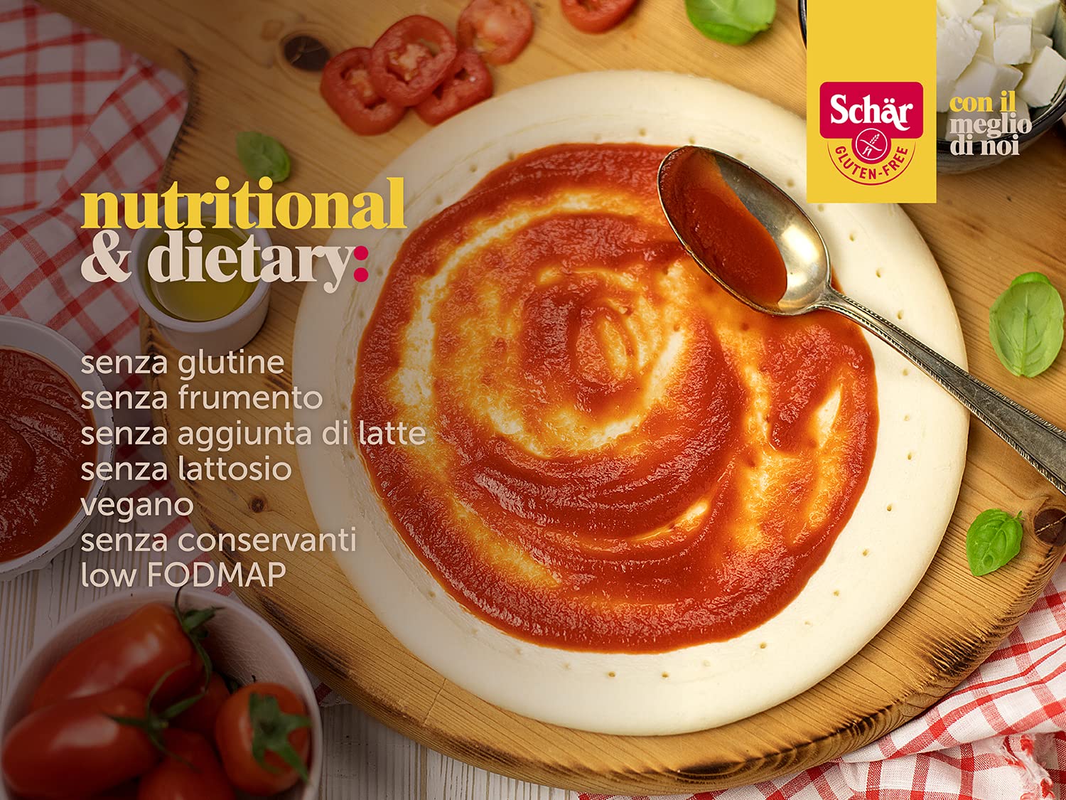 Schar Bases de pizza sin gluten 300 g (paquete de 2)