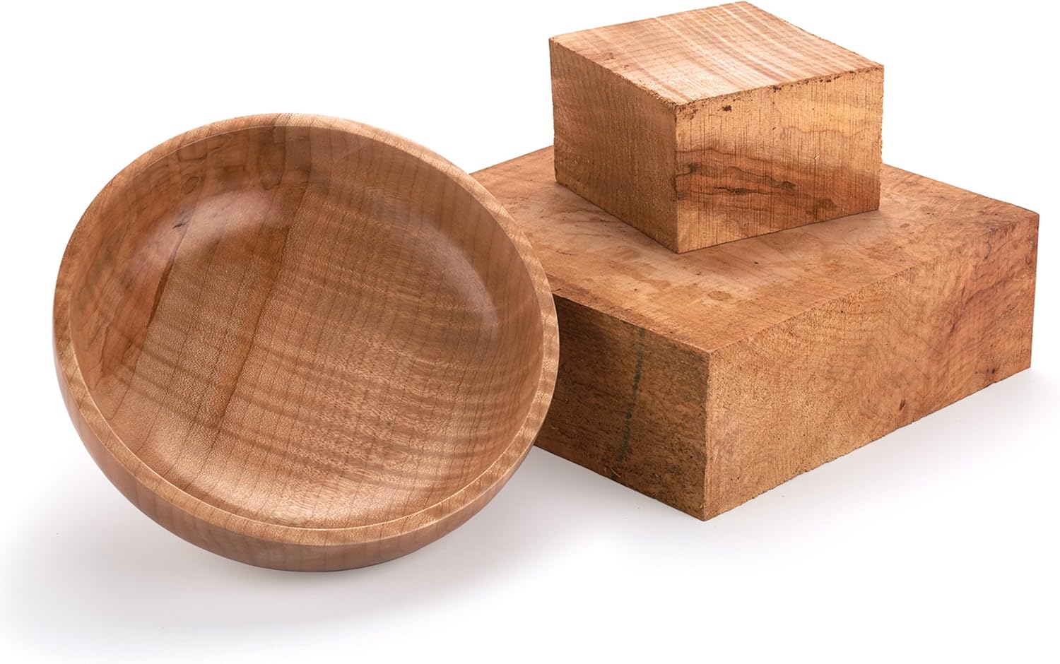 Woodcraft Figured Maple 2-1/2" X 10" X 10" 1-Piece